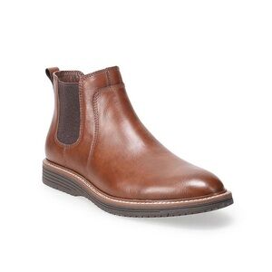 Sonoma Men's Brown Leather Boat Shoes